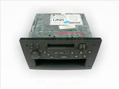 Opel Combo C 2001-2011 - rádiósmagnó, antracit, -03, BLAUPUNKT CAR 2003