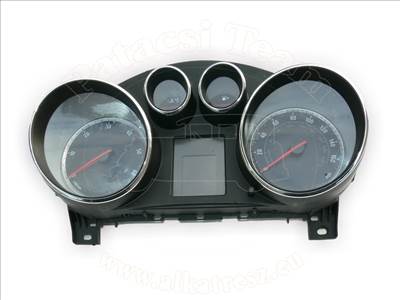 Opel Insignia A 2008-2017 - műszeregység, diesel, lcd vezető info központhoz, kivéve opc/start-stop, 12, MPH, jelölés: ABYL