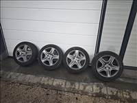  4x100 lyukosztású 16" újszerű lemezfelni, rajta 195/55 újszerű Sava téli gumi gumi 