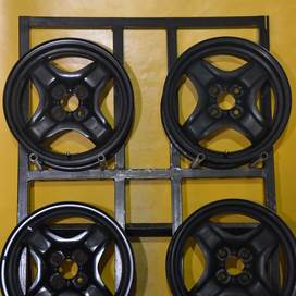 Opel Astra-Fiat-Saab stb. (Rep)(5469)Struktúr Újszerű 15" 4x100 lemezfelni 