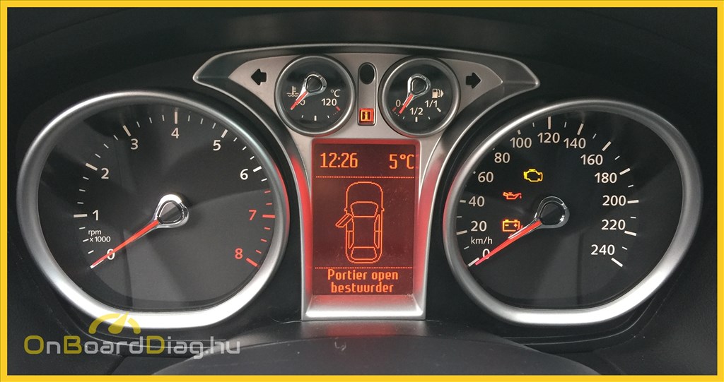 Ford Focus, C-Max 2004-2010 kilóméteróra javítása garanciával. 2. kép