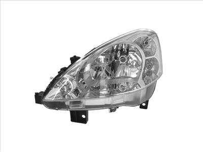 Peugeot Partner, Partner Tepee 2008.04.01-2012.03.31 utángyártott új bal első fényszóró (motorral) DEPO 6208k4