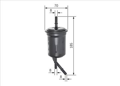 Üzemanyagszűrő BOSCH 0 450 905 970 for KIA