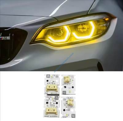 BMW M2 CSL style DRL borostyánsárga led F22 F23 M2 F87 LCI, 2018-2021