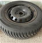  5x98 58,1 15" használt lemezfelni 195/65 R15 használt Hankook téli gumi (1818)