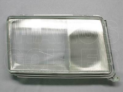 Mercedes E 1985-1995 W124 - Fényszóró üveg kerettel jobb (89.9-93.5) TYC
