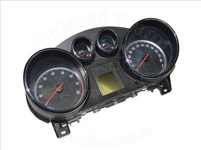 Opel Astra J 2009-2018 - műszeregység, BENZIN, lcd info központhoz, kivéve start-stop, 12, KMH, jelölés: AB3X