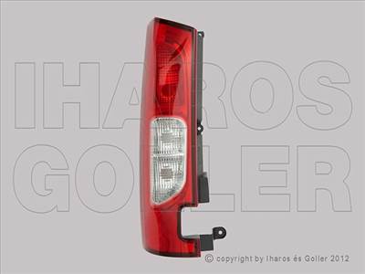 Mercedes Citan 2012-2021 W415 - Hátsó lámpa üres bal (2 hátsóajtóshoz)