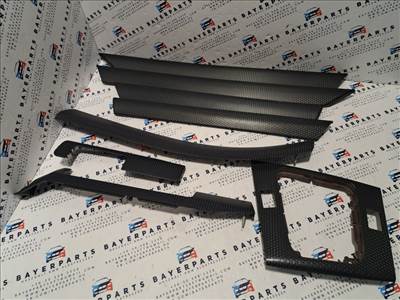 BMW E46 sedan touring black cube M beltér mûszerfal dekor léc díszléc dekorléc berakás