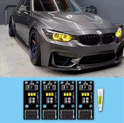 BMW M4 CSL DRL borostyánsárga led, F32, F33, F36, 2014-2016