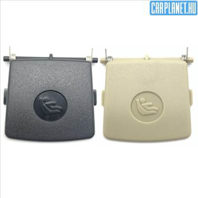 BMW E92 ISOFIX takaró műanyag fedél - fekete és bézs 