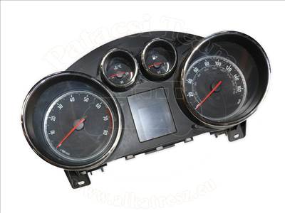 Opel Astra J 2009-2018 - műszeregység, MPH, BENZIN, lcd info központhoz, kivéve start-stop/opc, 12, jelölés: AB3Z