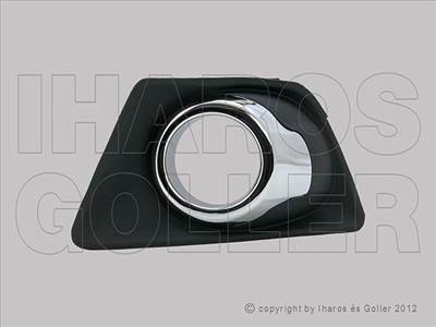 Ford EcoSport 2012-2017 - Rács a lökhárítóba bal, ködlámpás, króm kerettel