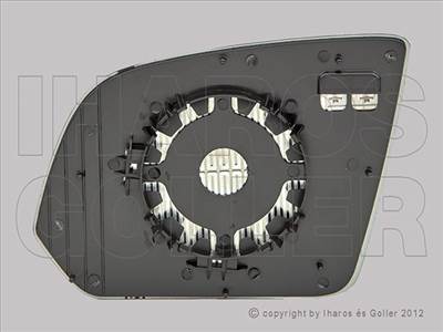 Mercedes Viano 2014-2019 W447 (V) - Tükörlap cserélhető jobb, aszf., fűthető