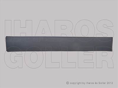 Fiat Talento 2016-2021 - Tolóajtó díszléc jobb, fekete