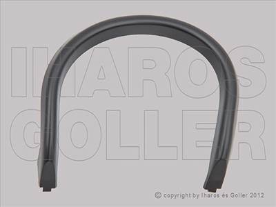 Opel Corsa D/2 2011-2014 - Díszléc kipufogó köré, fényezendő (GSI,OPC,SRI)