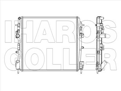 Nissan Kubistar 2003-2009 - Vízhűtő