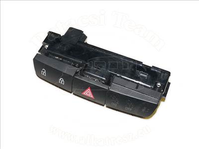 Opel Cascada 2013-2019 - kapcsoló, vészvillogó, utas légzsák kapcsolóhoz, biztonsági öv figyelmeztetőhöz, fekete, jelölés: GE