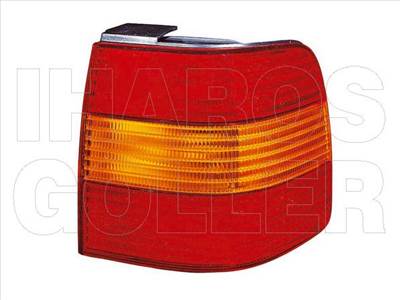 VW Passat 1993-1996 - Hátsó lámpa üres jobb, sárga/piros (4 ajtós) DEPO