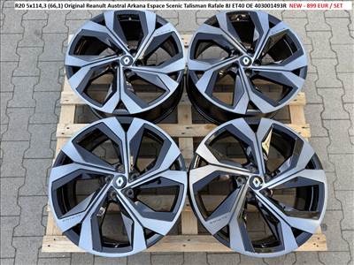 R20 5x114,3 (66,1) Original Reanult Austral Arkana Espace Scenic Talisman Rafale 