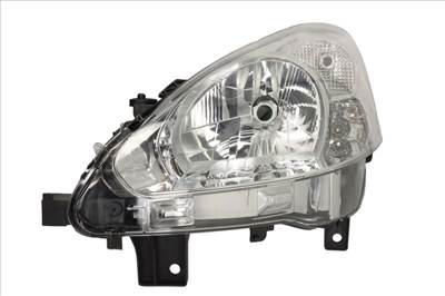 Peugeot Partner, Partner Tepee 2012-2015 utángyártott új bal első fényszóró H4 (motorral) TYC 9677202480