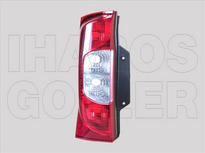 Fiat Fiorino 2008-2016 - Hátsó lámpa üres bal (1 hátsó ajtós)