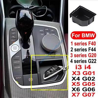 BMW középkonzol tároló rekesz, F40 F44 G20 G21 G22 G23 G24 G26 G01 G02 G07 G80 G82 I3 I4
