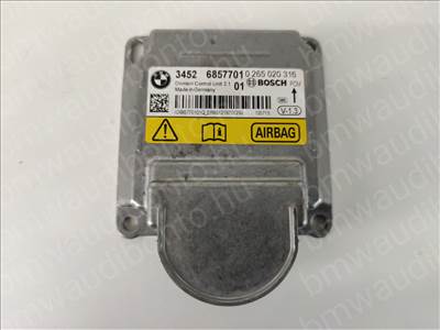 BMW 1 (F20) Légzsákvezérlő egység/modul (6857701, 34526858698, 34526862756, 34526863433, 34526865298, 34526868253, 34526863385, 34526863389, 34526864204, 34526864208, 34526867168, 34526868598, 34526879833, 34526882971, 34526886185, 34526887752, 34526855558, 34526856314)