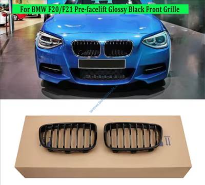 BMW F20 F21 fényes fekete hűtőrács / vese 2011-2014