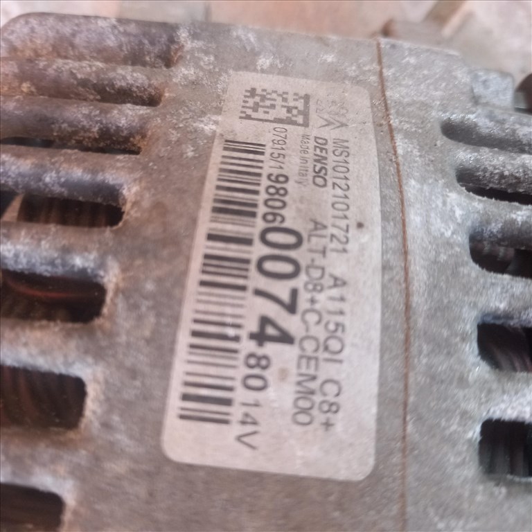 Peugeot 1,2vti generátor eladó. 2. kép