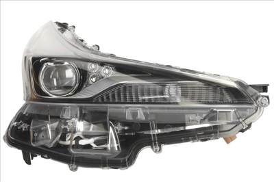 Toyota Prius IV. 2019.03.14-2023.06.01 utángyártott új jobb első fényszóró LED elektr.nélk. (motorral) DEPO 8114547860