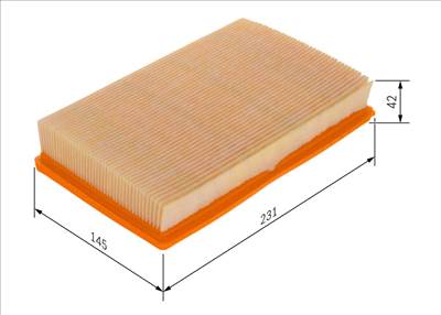 légszűrő BOSCH F 026 400 037 for SUZUKI