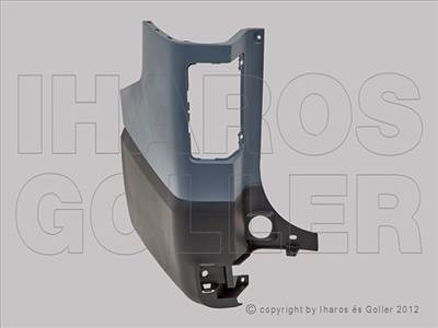 Fiat Talento 2016-2021 - Hátsó lökhárító sarok bal részben alapozott