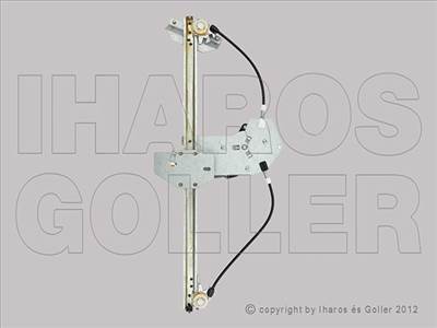 Renault Espace 2000-2002 - Ablakemelő (motorral) jobb első, 2 pólusú
