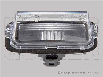 Toyota Verso 2012-2018 - Rendszámtábla világítás kpl. bal-jobb (Kombi)