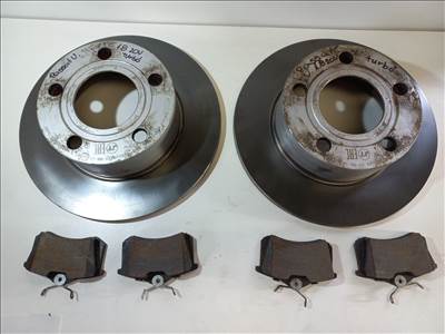 Volkswagen Passat B5, Audi A4 (B5 - 8D), Audi A6 (C5 - 4B) hátsó féktárcsa betétekkel