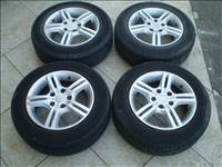  5x114.3 lyukosztású 15" használt Mak alufelni, rajta 195/65 használt Michelin nyári gumi