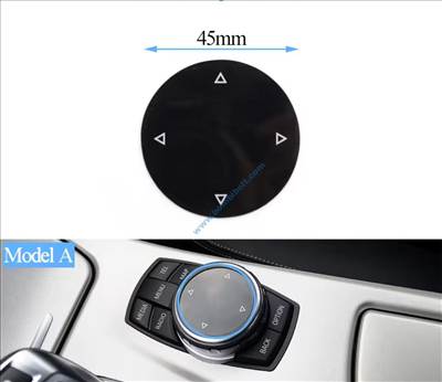 BMW CiC multimédia gomb fedél, F10 F11 F12 F06 F07 F01 F02 F03 F07 F15 F16 F25 F26 F30 F31 F32 F33 F34 F35 F36