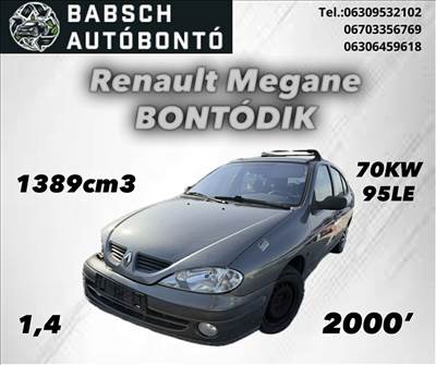 Renault Mégane I bontott alkatrészei