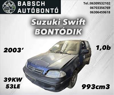 Suzuki Swift bontott alkatrészei