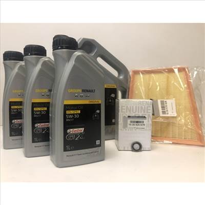 Renault Talisman 2.0dci gyári új olajcsere csomag Castrol 5W30 RN17 8L 2019-től