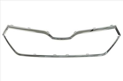 Skoda Fabia III. 2018.07.30-2022.04.01 utángyártott új króm keret, a hűtődíszrácsra 6v0853761b2zz