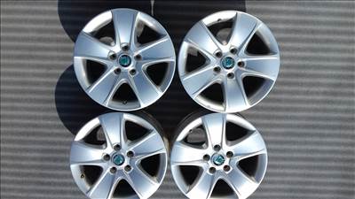  5x112 lyukosztású 6,5JJ 16" újszerű Skoda (gyári felni) alufelni