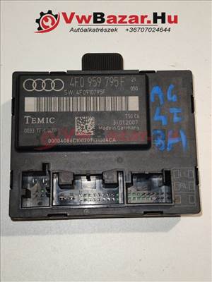 Komfortelekronika AUDI A6 4F bal hátsó ajtóvezérlő elektronika 4f0959795f 4F0959795F