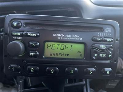 Ford 6000 CD gyári fejegység rádió Focus Mondeo Transit