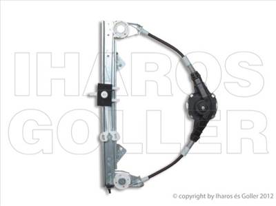 Fiat Panda 2003-2011 - Ablakemelő (manuális) jobb hátsó (5 ajtós)