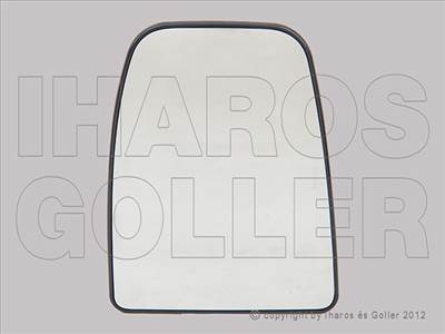 Iveco Daily 2014-2019 - Tükörlap cserélhető, jobb, domború, fűth. (felső)