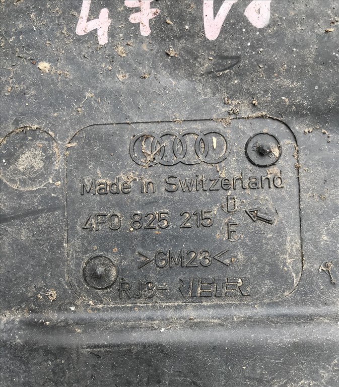 Audi A6 (C6 - 4F) - alsó burkolat 4f0825215d 3. kép