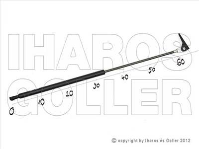 Subaru Justy 1995-2003 - Gázrugó csomagtér ajtóhoz, jobb