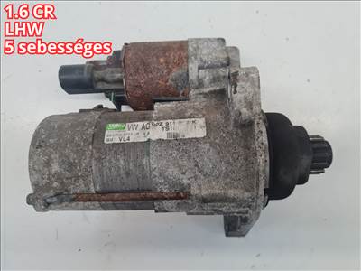 Volkswagen Golf VI 1.6 CR LHW önindító (5 sebességes) (31849) 02z911034k